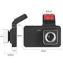 Load image into Gallery viewer, 4.0In Dash Cam Car DVR 24H HD 1080P Dash Camera Dual Lens Video Recorder 1080P Black Box Cycle Dashcam Mirror Driving Recorder
