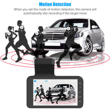 Load image into Gallery viewer, 4.0In Dash Cam Car DVR 24H HD 1080P Dash Camera Dual Lens Video Recorder 1080P Black Box Cycle Dashcam Mirror Driving Recorder
